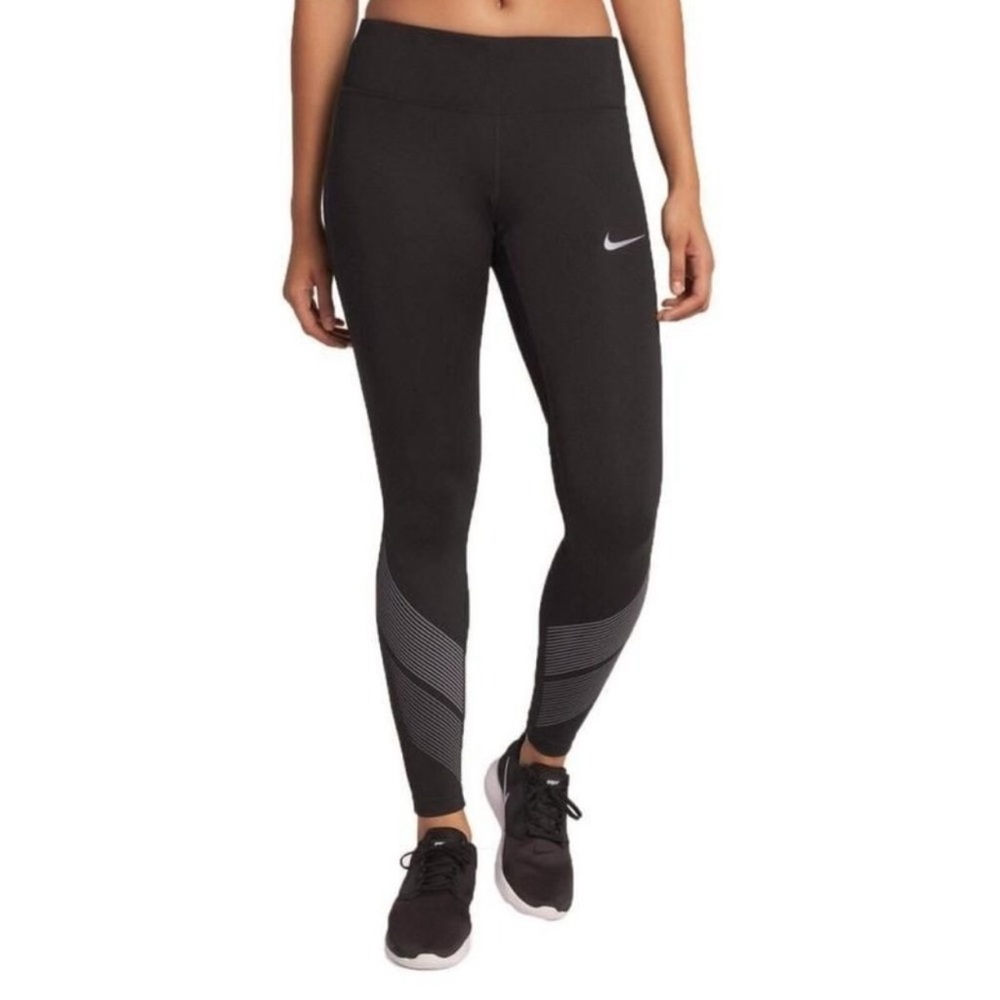 Nike Black DriFit Power Running Tights Leggings nwot